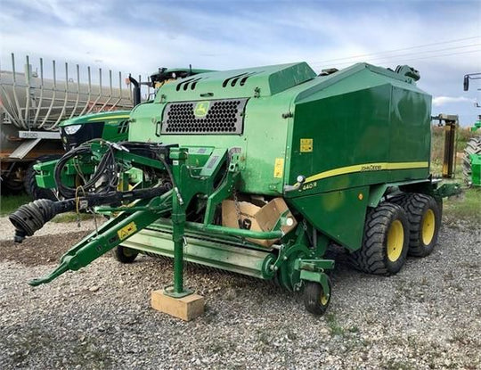 PDF John Deere C440R Round Hay and forage Wrapping Baler Diagnostic, Operation and Test Service Manual TM301019