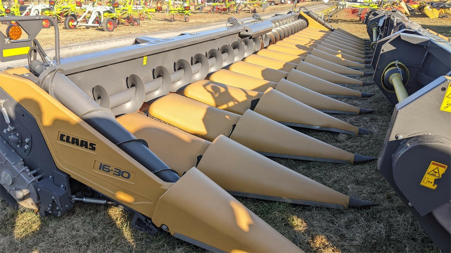 claas 16-30 combine corn head parts catalog manual