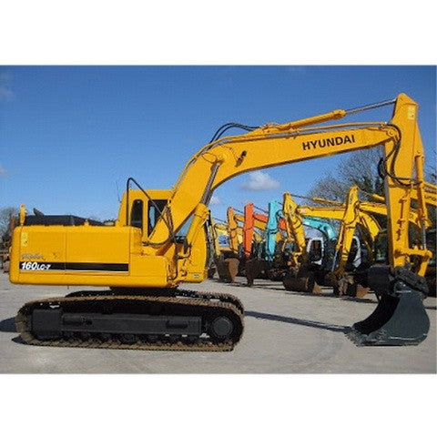Hyundai R160LC-7 Crawler Excavator Parts Manual