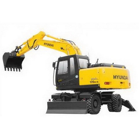 Hyundai R170w-7a Wheel Excavator Parts Manual Instant Download