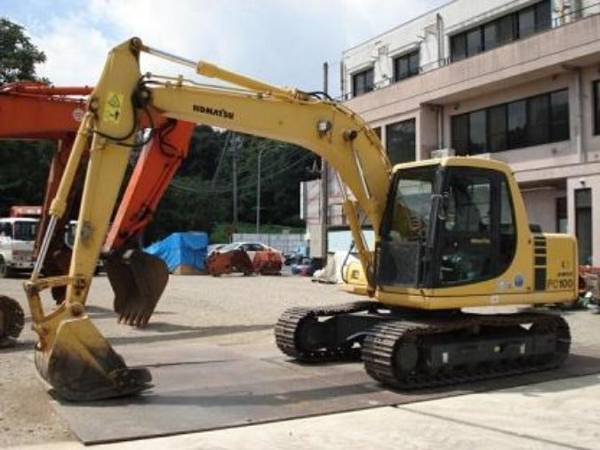 Komatsu Pc100-6e Crawler Excavator Parts Manual Instant Download Sn 40001-up