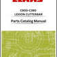 Claas C900 - C390 Cutterbar Lexion Parts Catalog Manual Instant Download