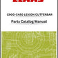Claas C900 - C450 Cutterbar Lexion Parts Catalog Manual Instant Download