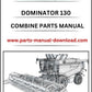 Claas 130 Dominator Combine Parts Catalog Manual