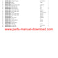 Claas 130 Dominator Combine Parts Catalog Manual
