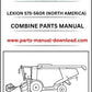 Claas 575 - 560R Combine Lexion (North America) Parts Catalog Manual Instant Download