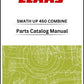 claas 450 combine swath up parts catalog manual instant download