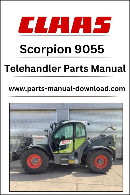 Claas 9055 Scorpion Telehandler Parts Catalog Manual Instant Download