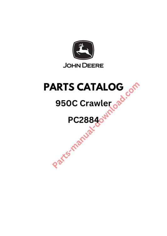 John Deere 950C Crawler Parts Manual PC2884