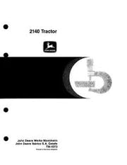 PDF JOHN DEERE 2140 TRACTOR SERVICE MANUAL TM4373 