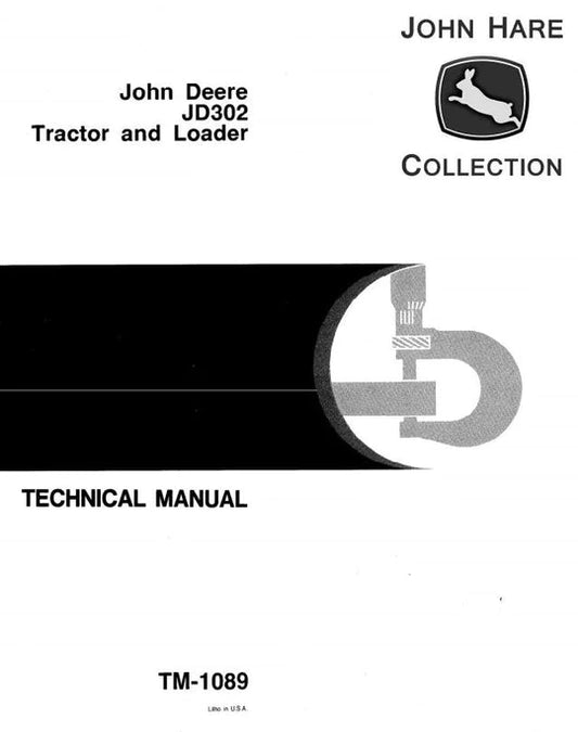 PDF John Deere 302 Lawn and Garden Tractor All Inclusive Technical Service Repair Manual TM1089