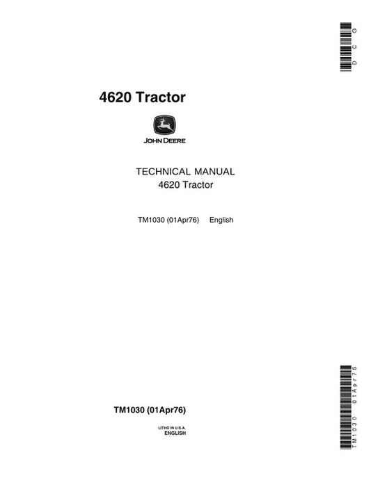 PDF John Deere 4620 Tractor Service Manual TM1030