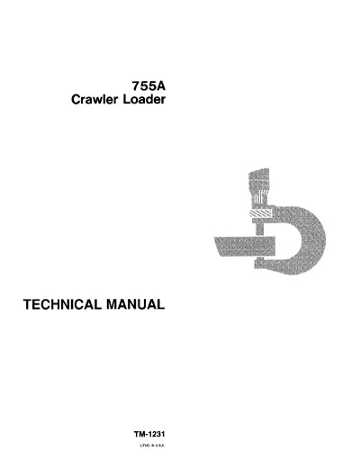 PDF John Deere 755A Crawler Loader Service Technical Manual TM1231