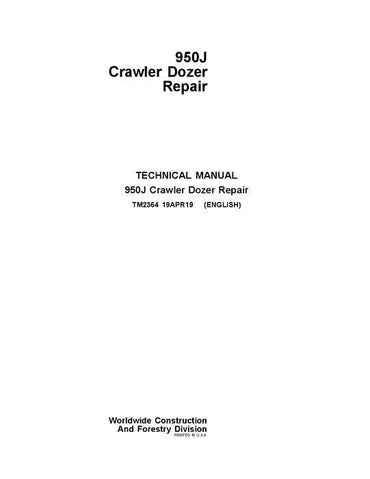 PDF John Deere 950J Crawler Dozer Service Manual TM2364