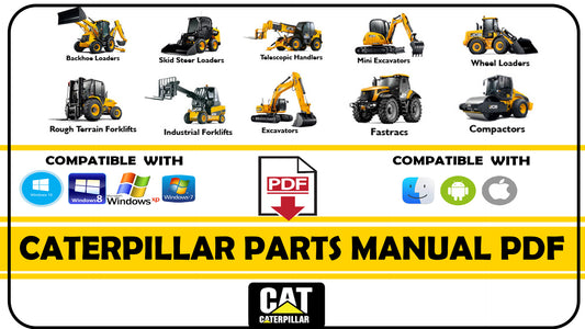 Caterpillar 980B Wheel Loader Parts Manual S/n 89p04784-up