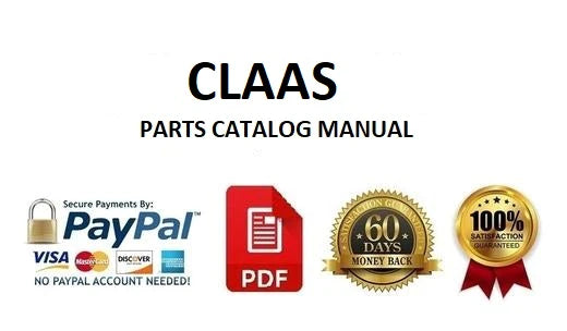 claas 904 - 850 MI historic hydroshift tractor parts manual instant download