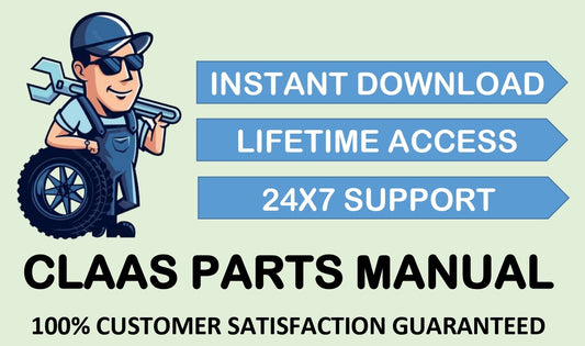 claas welding quadrant parts manual instant download