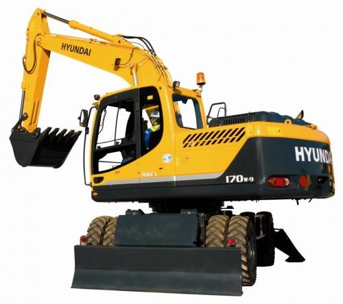 Hyundai R170w-9 Wheel Excavator Parts Manual