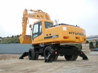 Hyundai R200w/R200w-2 Wheel Excavator Parts Manual