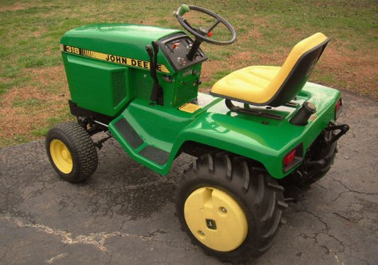 JOHN DEERE 318 LAWN AND GARDEN TRACTOR PARTS MANUAL PC1924 INSTANT DOWNLOAD