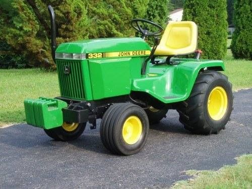 JOHN DEERE 332 LAWN AND GARDEN TRACTOR PARTS MANUAL PC2139 INSTANT DOWNLOAD