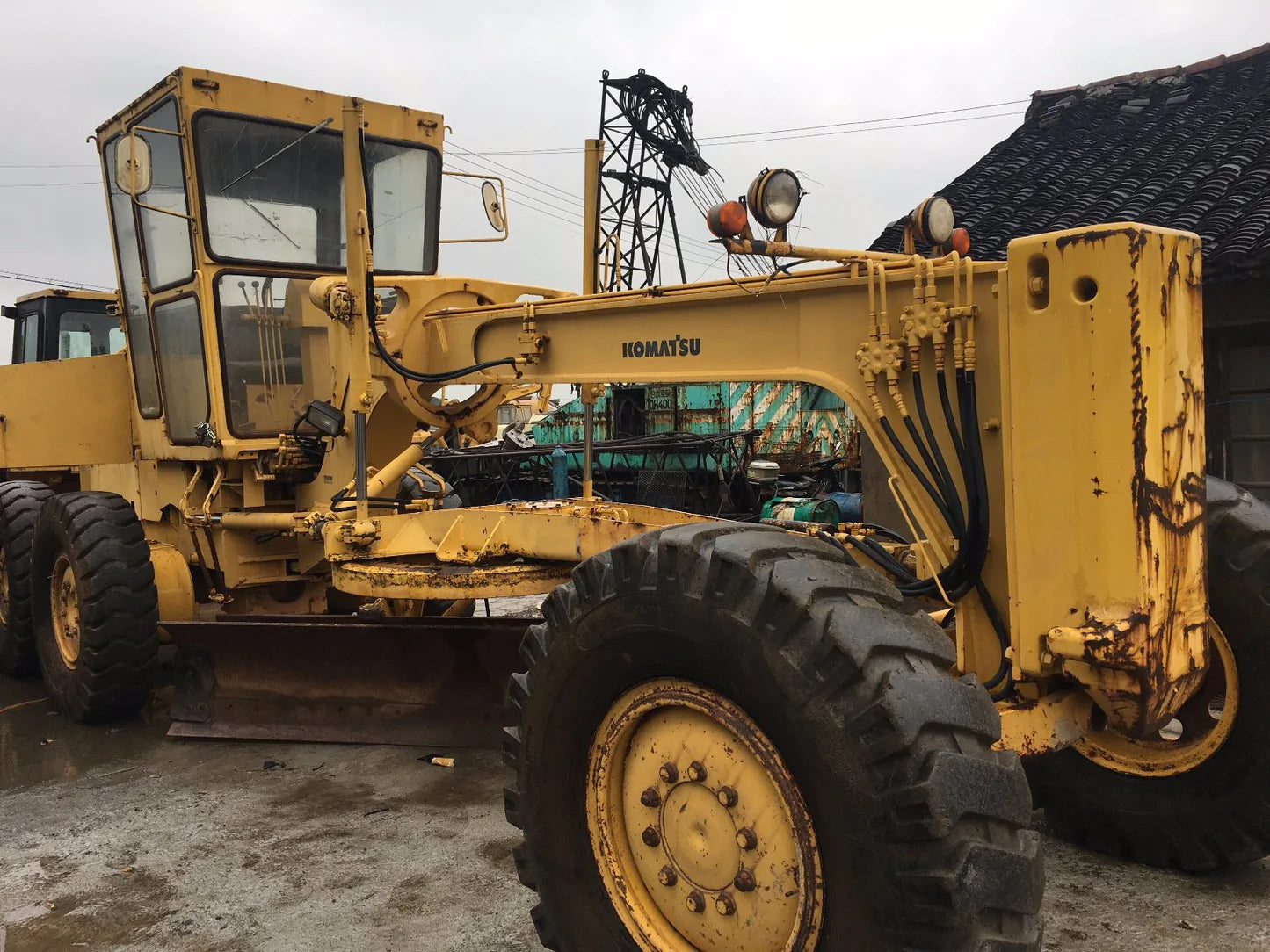 KOMATSU MOTOR GRADER GD600R-1 (JPN) PARTS MANUAL INSTANT DOWNLOAD SN 10002-UP