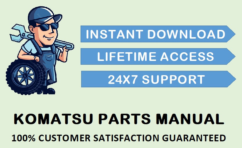 KOMATSU ENGINE 4D102E-1C-1C (JPN) PARTS MANUAL INSTANT DOWNLOAD SN 26200163-UP