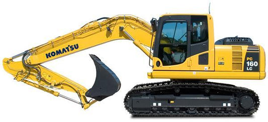 KOMATSU PC160LC-7 HYDRAULIC EXCVATOR PARTS MANUAL INSTANT DOWNLOAD SN 10001-UP 