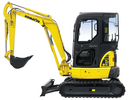 KOMATSU PC27MR-2-B CRAWLER EXCAVATOR PARTS MANUAL INSTANT DOWNLOAD SN 15001-UP