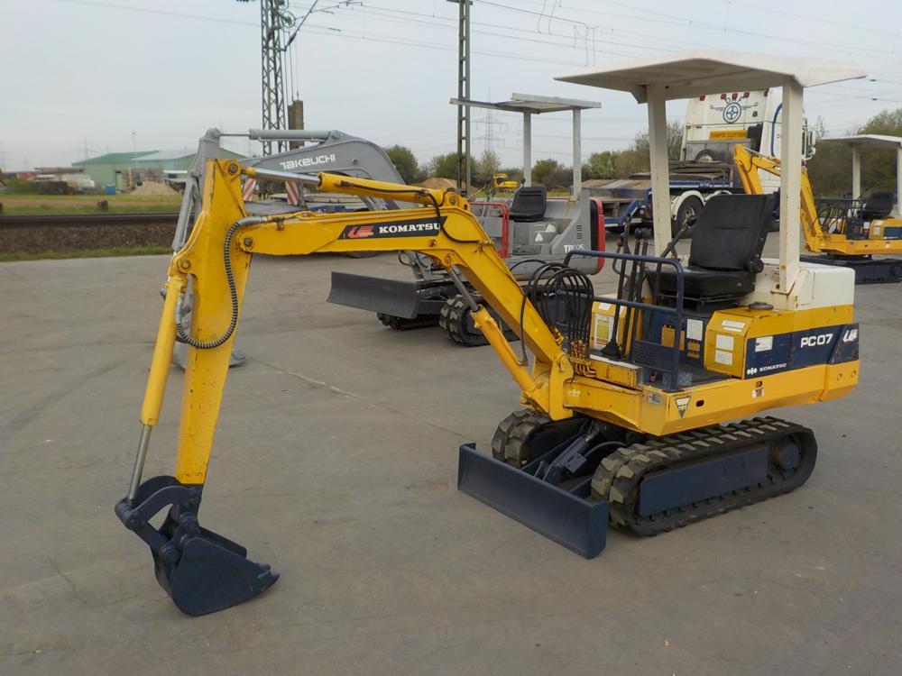 Komatsu Pc07-1 Crawler Excavator Parts Manual Instant Download Sn 1001-up