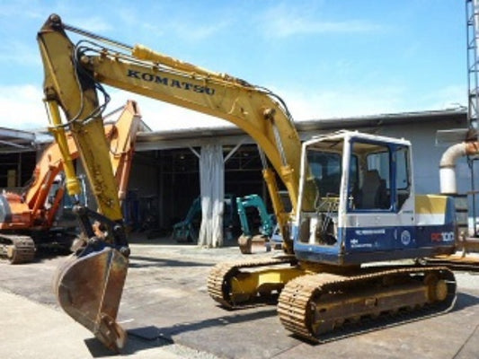 Komatsu Pc100-5 Crawler Excavator Parts Manual Instant Download Sn 28001-up