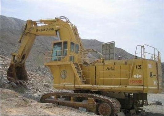 Komatsu Pc1600-1 Hydraulic Excavator Parts Manual Instant Download Sn 10001-up