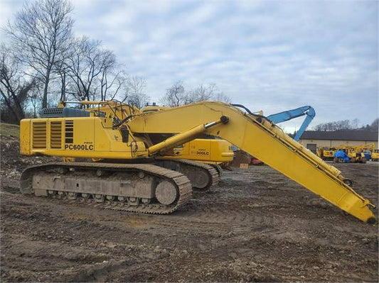 Komatsu Pc600lc-6a Crawler Excavator Parts Manual Instant Download Sn 10001-up