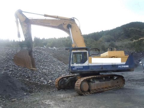 Komatsu Pc710se-5 Crawler Excavator Parts Manual Instant Download Sn 10001-up