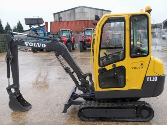 Volvo EC20B XT Compact Excavator Parts Catalog Manual Instant Download