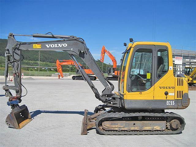 VOLVO EC55-EU COMPACT EXCAVATOR PARTS CATALOG MANUAL INSTANT DOWNLOAD