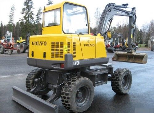 VOLVO EW50 COMPACT EXCAVATOR PARTS CATALOG MANUAL INSTANT DOWNLOAD